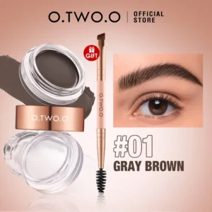 O.TWO.O 2 IN 1 Eyebrow Wax Brow Cream Eyebrow