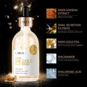 LAIKOU FRANCE 24K GOLD SNAIL SERUM