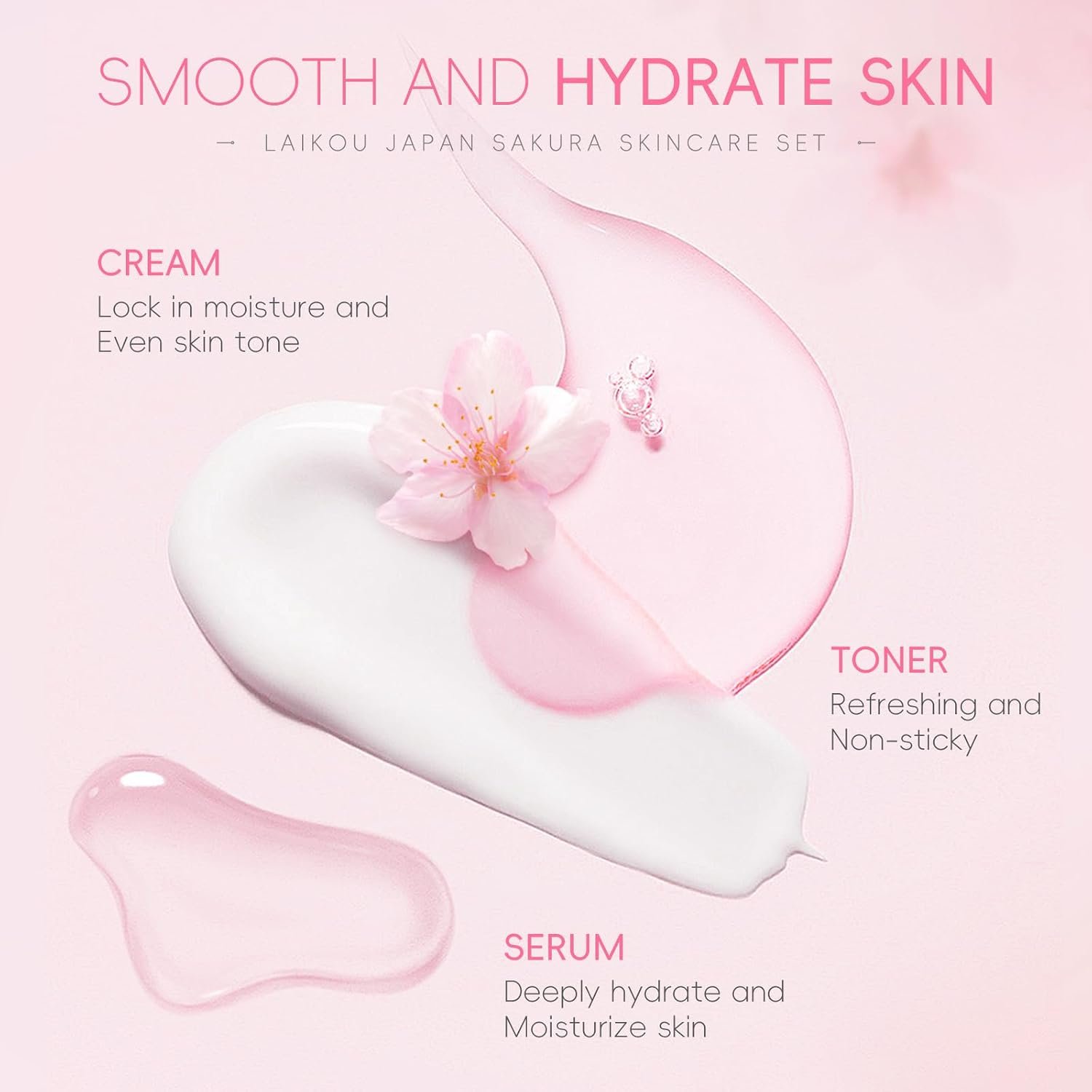LAIKOU JAPAN SAKURA SKINCARE SET -PURE PERFECTION - Image 6