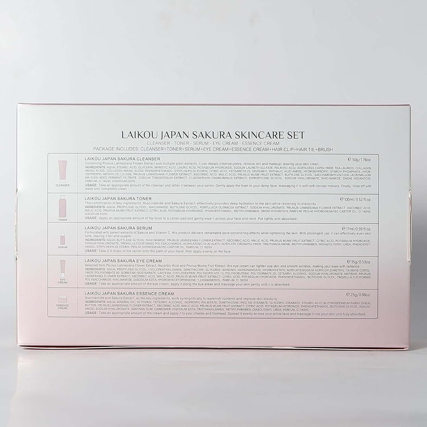 LAIKOU JAPAN SAKURA SKINCARE SET -PURE PERFECTION - Image 10