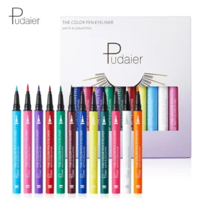 PUDAIER- 12-Shades Matte & Long-lasting Eyeliner PEN